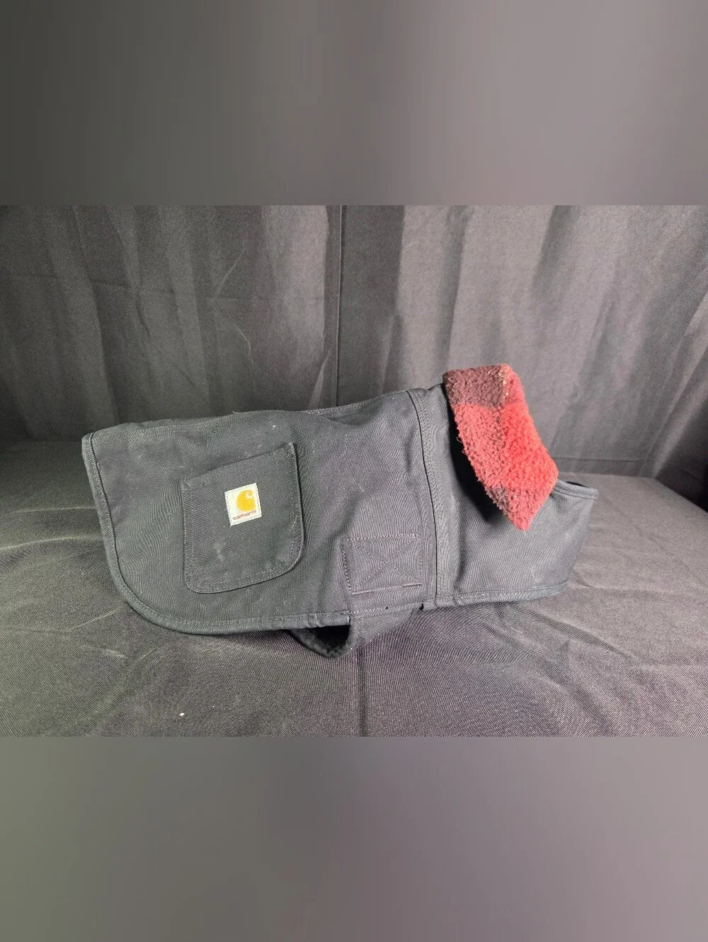 Black Medium Carhartt Fleece Lined Dog Coat